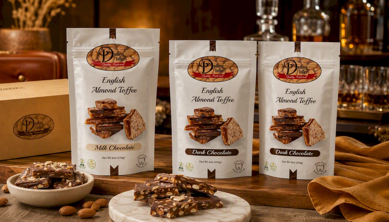 Milk Chocolate English Toffee | 6oz Bags | Case of 24