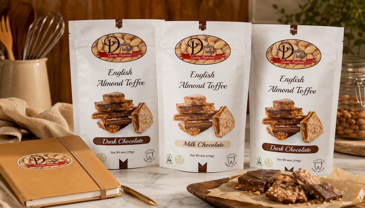 Dark Chocolate English Toffee (6oz)