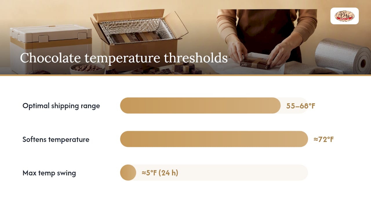 What Temperature Makes Chocolate Melt or Bloom? — overview diagram