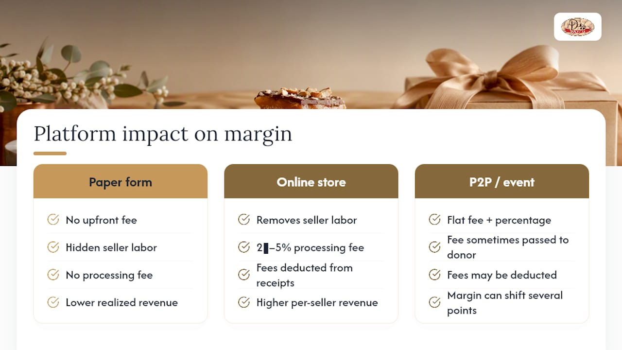 Do Fundraising Platforms Change Your Margin? — overview diagram