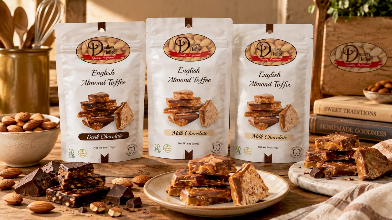 Dark Chocolate English Toffee (6oz)