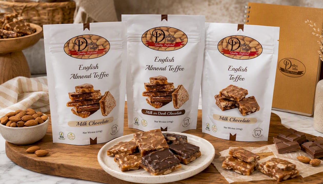 Milk Chocolate English Almond Toffee (6oz)