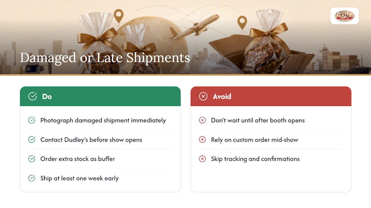 What Happens if a Shipment Arrives Damaged or Late? — overview diagram