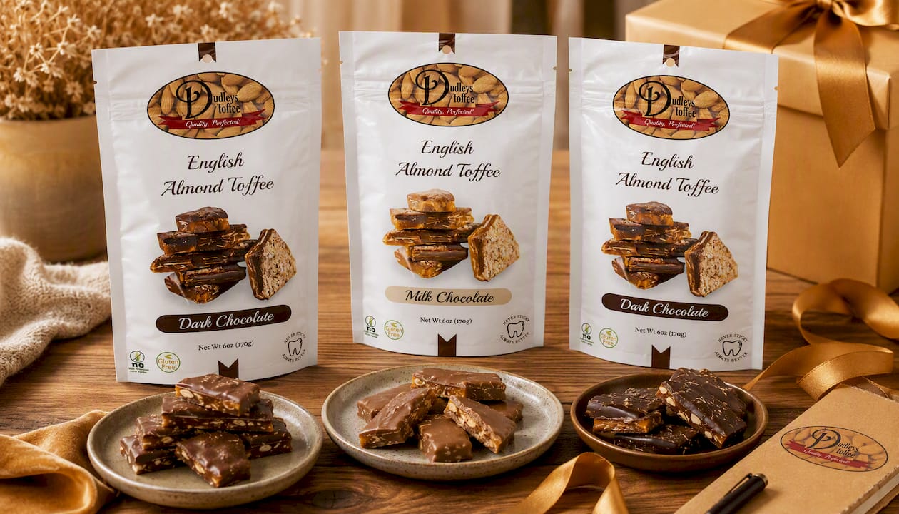 Dark Chocolate English Toffee (6oz)