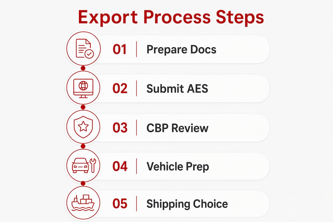 what is a classic vehicle export process