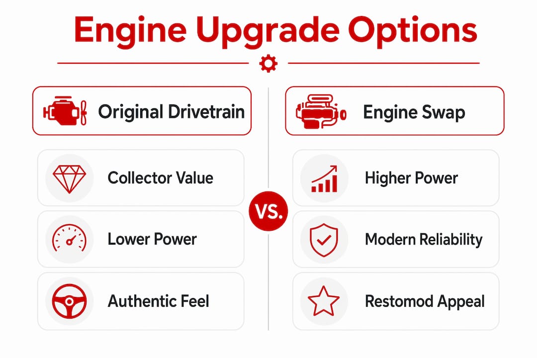 how engine upgrades affect classic trucks