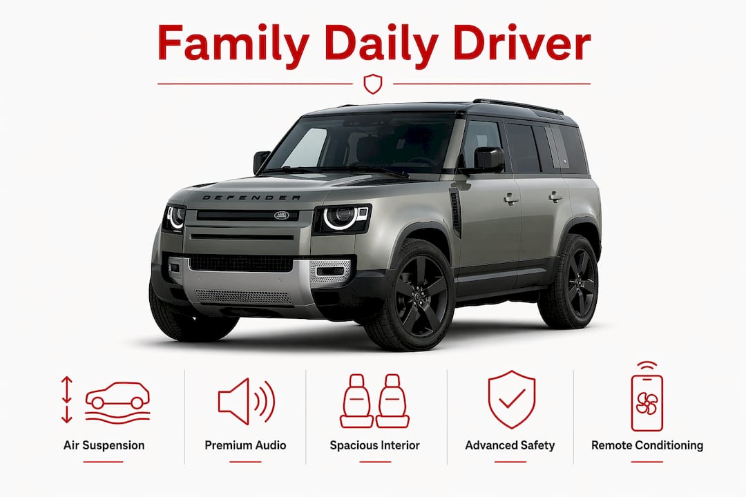 configure defender family daily driver