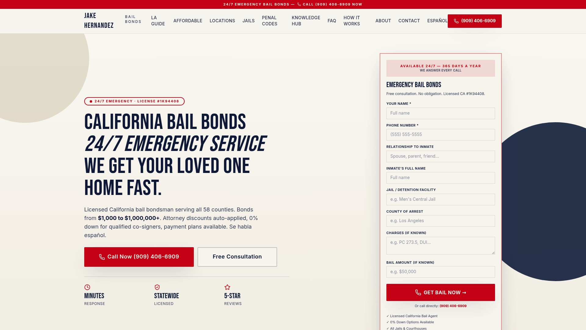 https://jakehernandezbailbonds.com