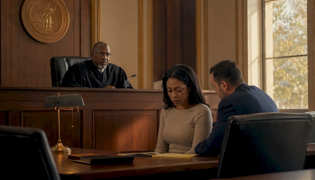 Judge presiding over DUI sentencing hearing