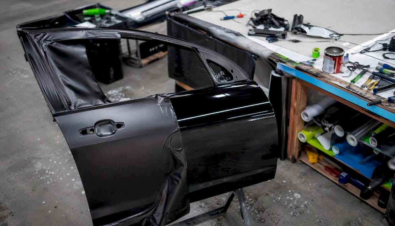 Comparing vinyl wrap and paint finish