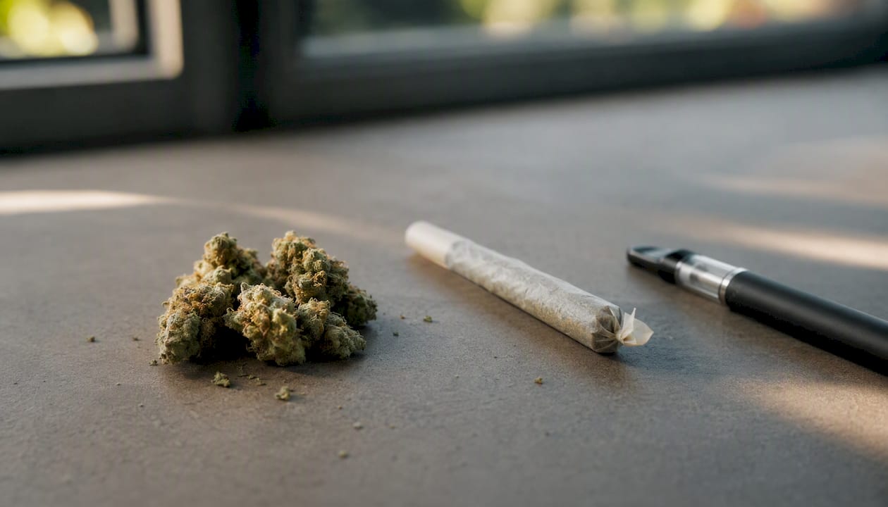 Cannabis items showing typical purchase amounts
