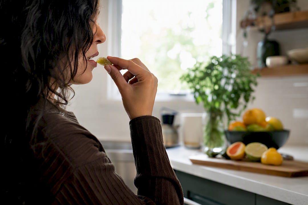 Person about to smoke cannabis joint silhouette