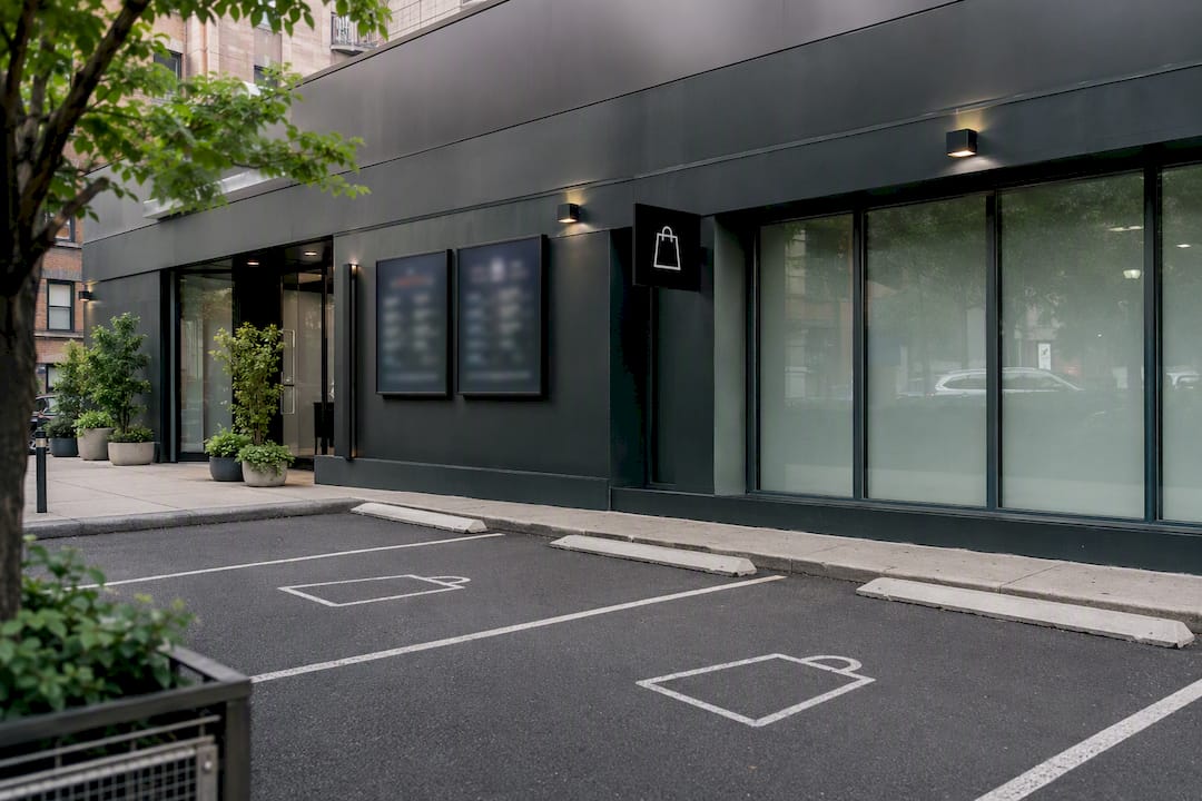 Bronx dispensary pickup lane exterior view