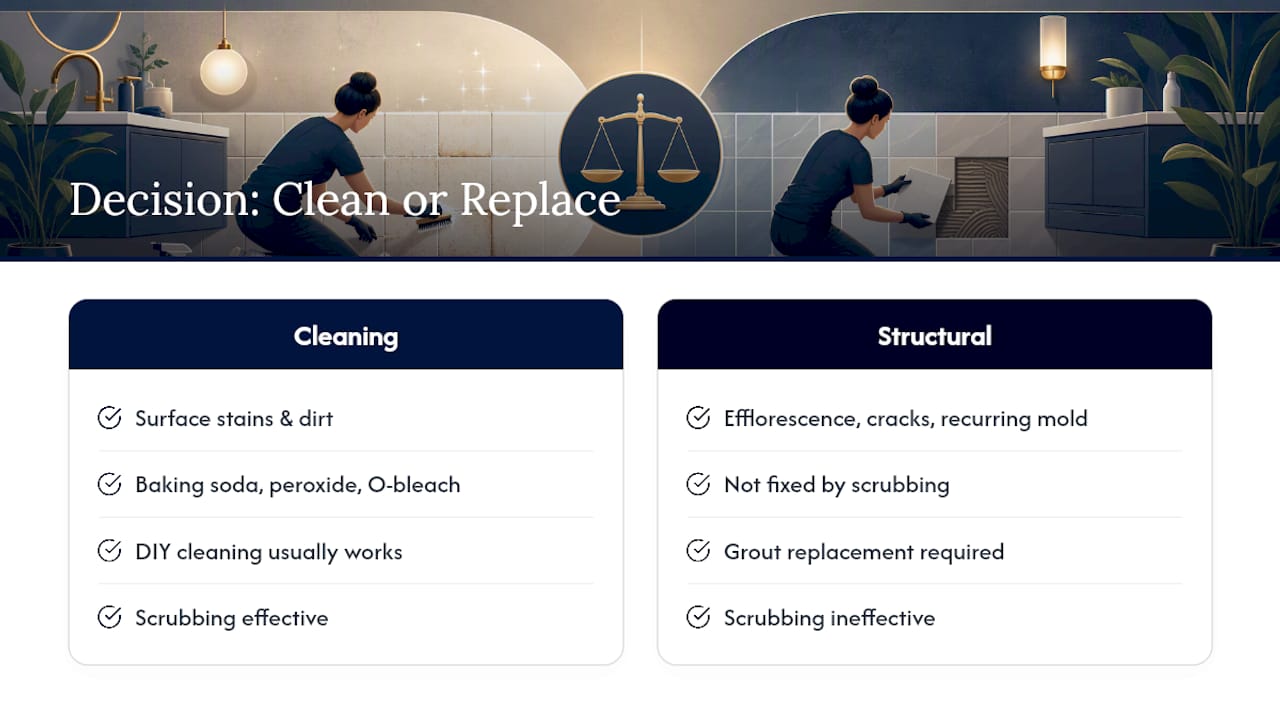 Why Most Grout Advice Skips the Real Decision Point — overview diagram