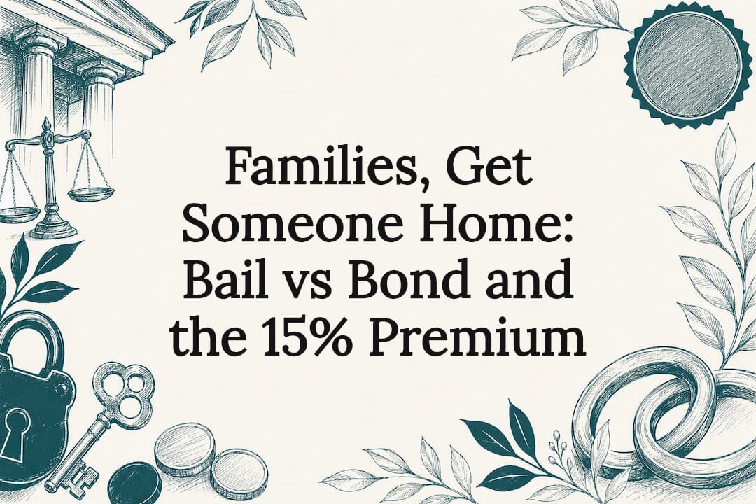 Families, Get Someone Home: Bail vs Bond and the 15% Premium