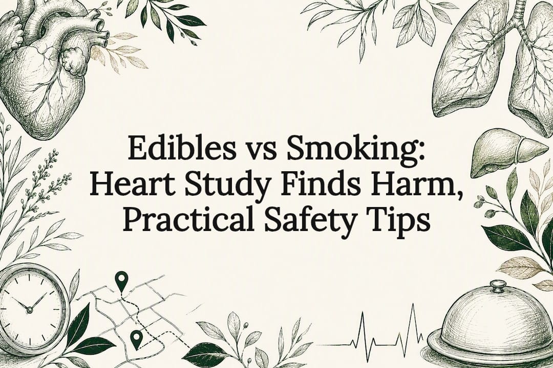 Edibles vs Smoking: Heart Study Finds Harm, Practical Safety Tips