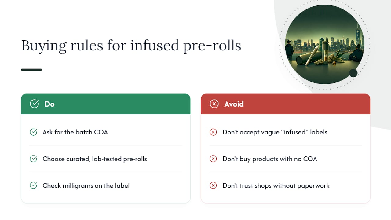 Why Lab-Tested Infused Pre-Rolls Matter More Than the Marketing — overview diagram