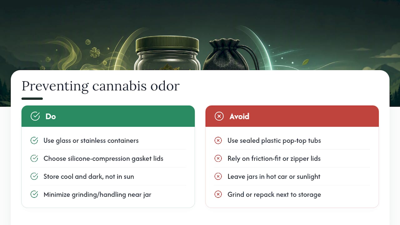 Why Does Weed Smell So Strong in the First Place? — overview diagram
