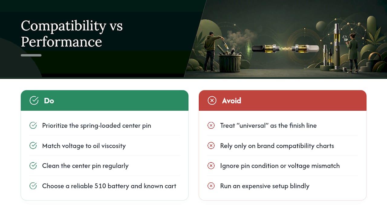 Our Take: Compatibility Isn't the Same as Performance — overview diagram