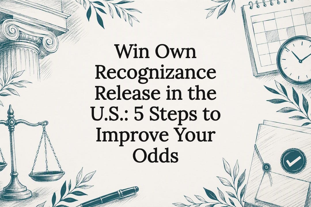 Win Own Recognizance Release in the U.S.: 5 Steps to Improve Your Odds