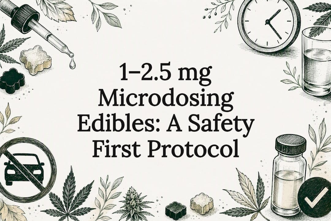 1–2.5 mg Microdosing Edibles: A Safety First Protocol