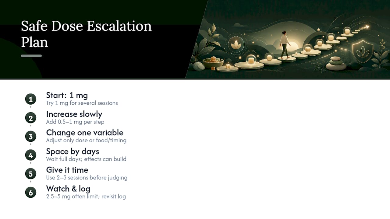 Stepwise microdose escalation protocol