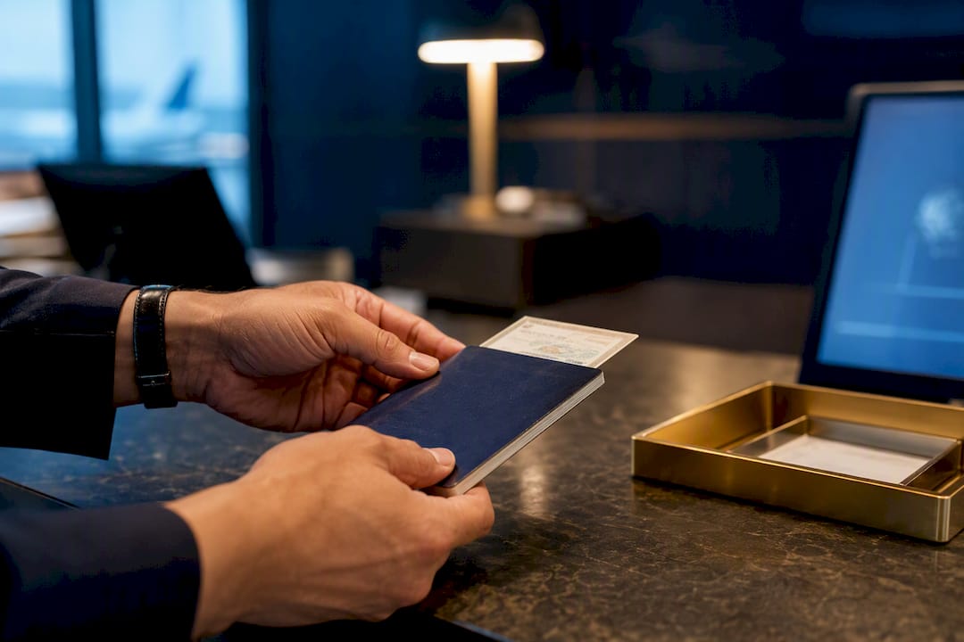 International pilot preparing TSA clearance documents