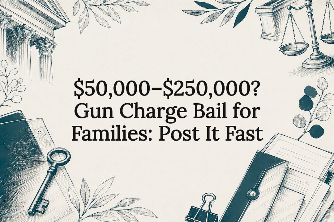 $50,000–$250,000? Gun Charge Bail for Families: Post It Fast