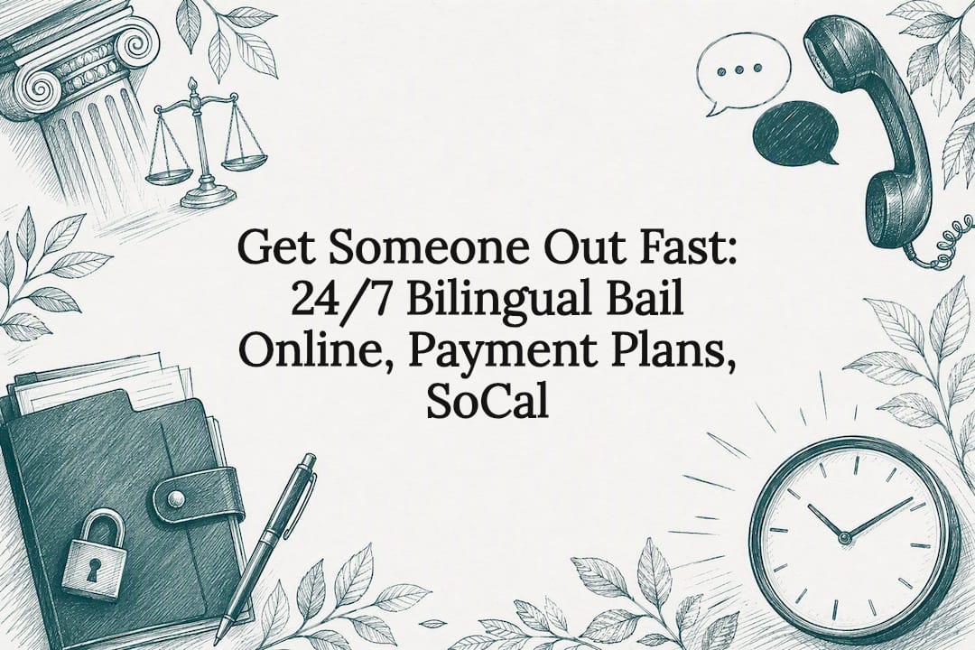Get Someone Out Fast: 24/7 Bilingual Bail Online, Payment Plans, SoCal