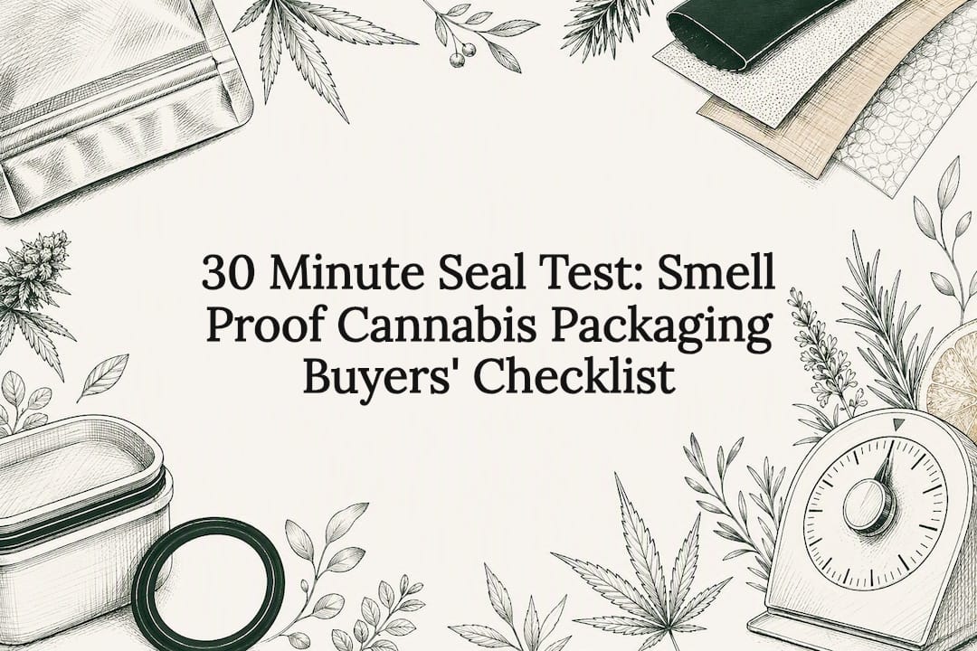 30 Minute Seal Test: Smell Proof Cannabis Packaging Buyers' Checklist