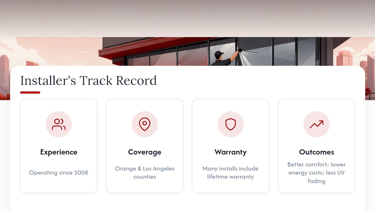 Why Trust a Local Installer's Track Record — overview diagram