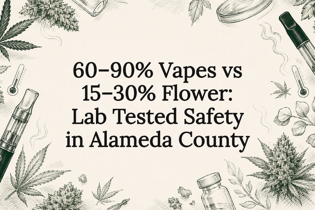 60–90% Vapes vs 15–30% Flower: Lab Tested Safety in Alameda County