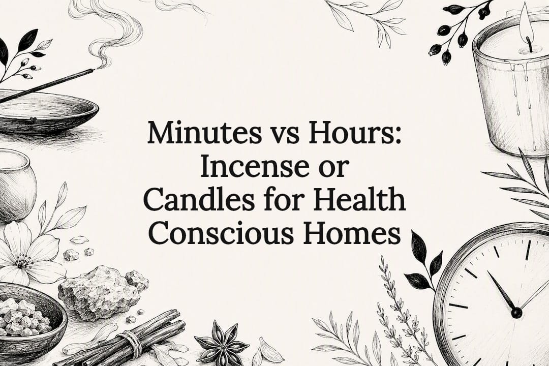 Minutes vs Hours: Incense or Candles for Health Conscious Homes