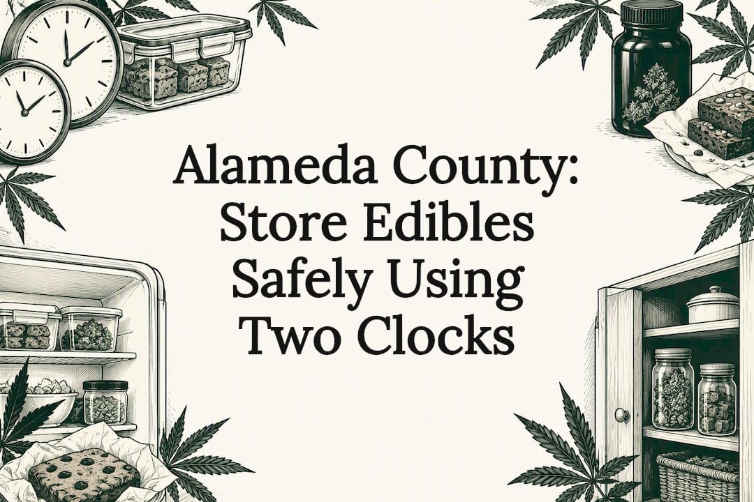Alameda County: Store Edibles Safely Using Two Clocks