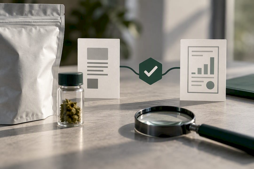 Illustrated label and certificate verification