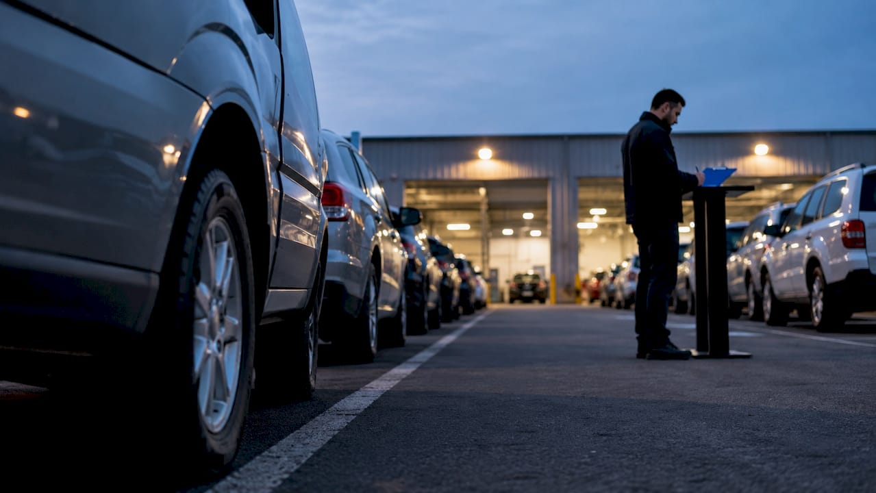 Anonymous vehicles in a Canadian auction yard