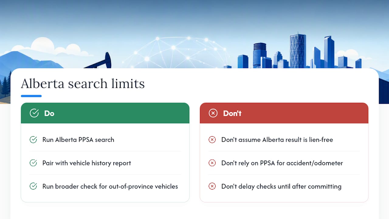Does an Alberta PPSA Search Cover Liens From Other Provinces? — overview diagram