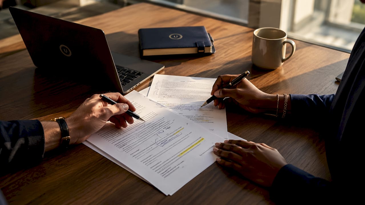 Hands of solicitors reviewing June 2026 MLR amendments