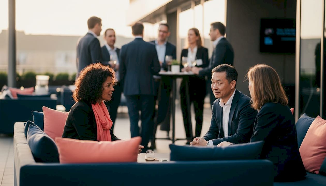 Exklusiver Networking-Bereich für unsere Gäste