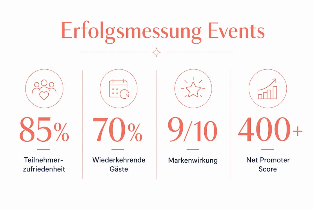 Übersichtsgrafik mit den zentralen Kennzahlen zur Erfolgskontrolle