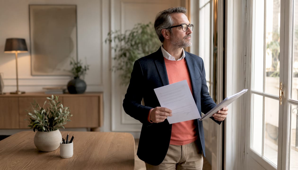 Unterschrift auf dem Vertrag zum Event-Briefing