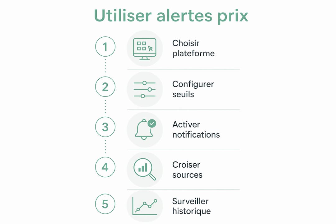 Infographie : comment configurer des alertes pour suivre le prix de vos jeux vidéo