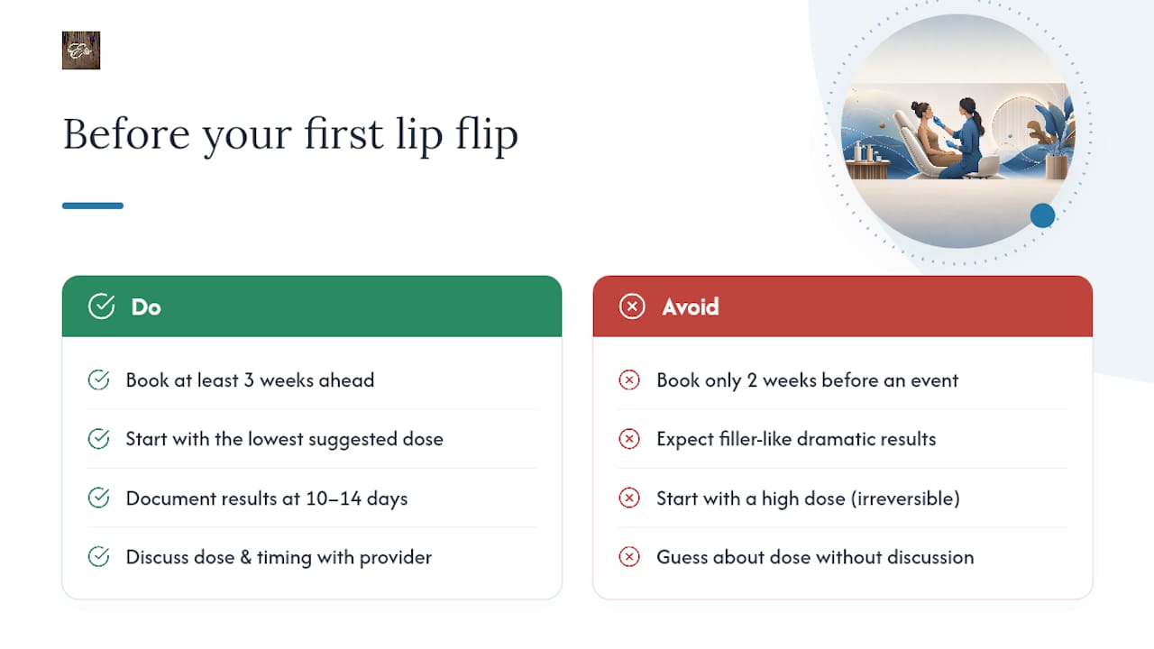 What I'd Tell a Friend Before Their First Lip Flip — overview diagram