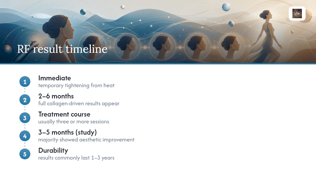 How Long Do RF Skin Tightening Results Last? — overview diagram
