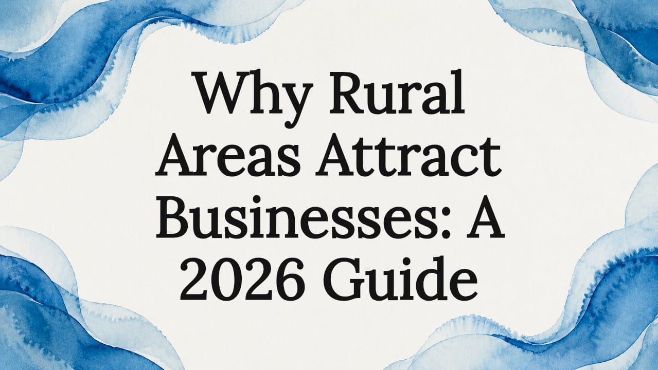 Why Rural Areas Attract Businesses: A 2026 Guide