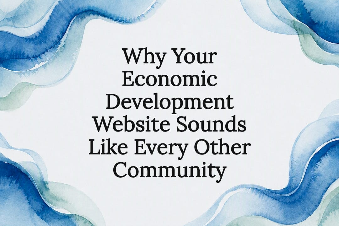 Why Your Economic Development Website Sounds Like Every Other Community