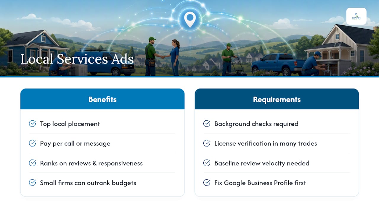 Local Services Ads: the underused ROI play — overview diagram