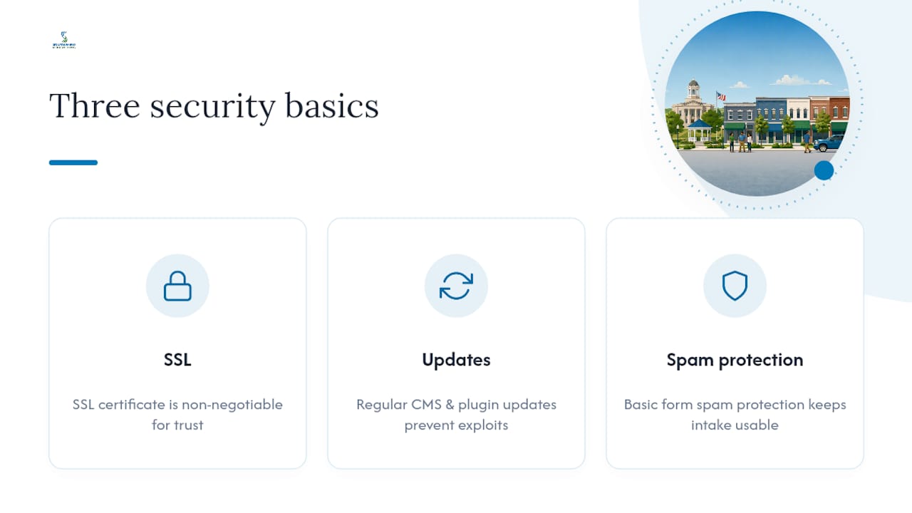 Three essential website security safeguards