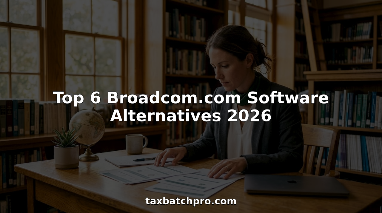 Financial analyst comparing software alternatives at desk