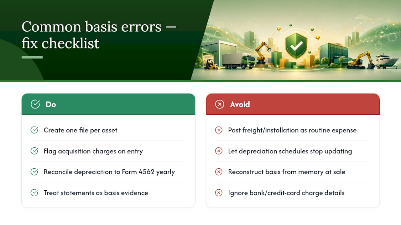 What Business Owners Consistently Get Wrong About Basis — overview diagram